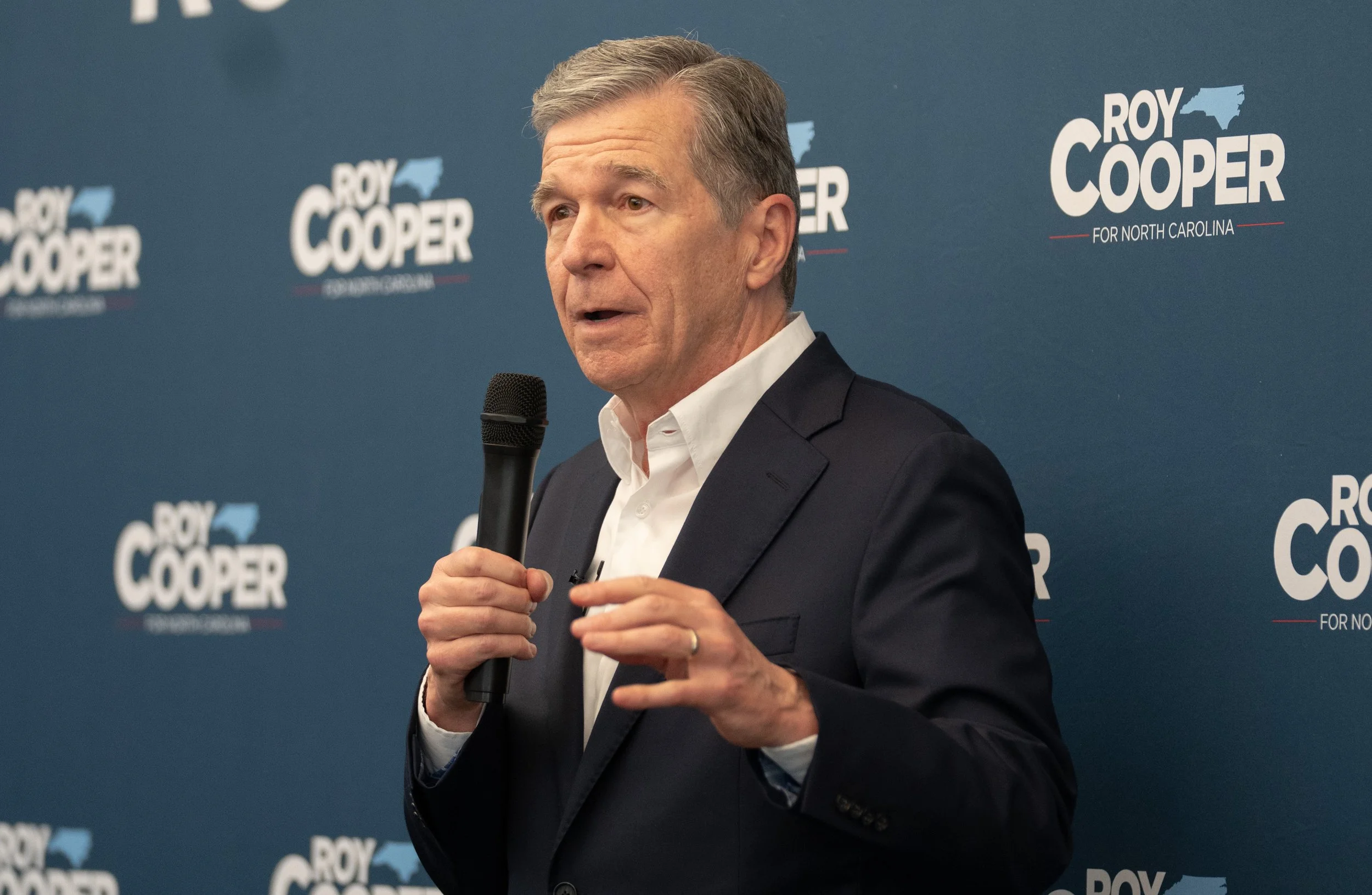 Roy Cooper brings Senate campaign affordability message to Kinston