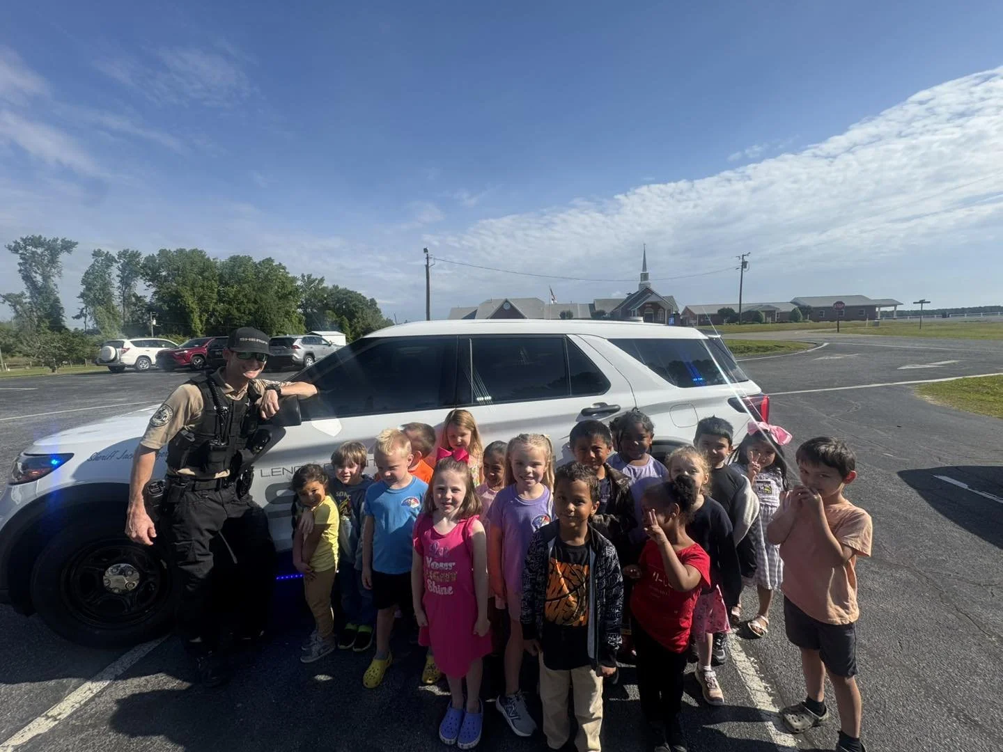 Lenoir County Sheriff’s Office Participates in Community Helpers Week at Deep Run Childcare