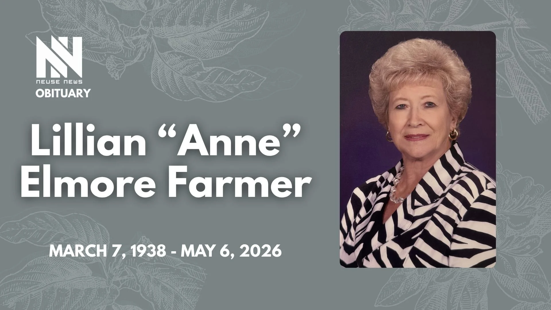 Obituary: Lillian “Anne” Elmore Farmer