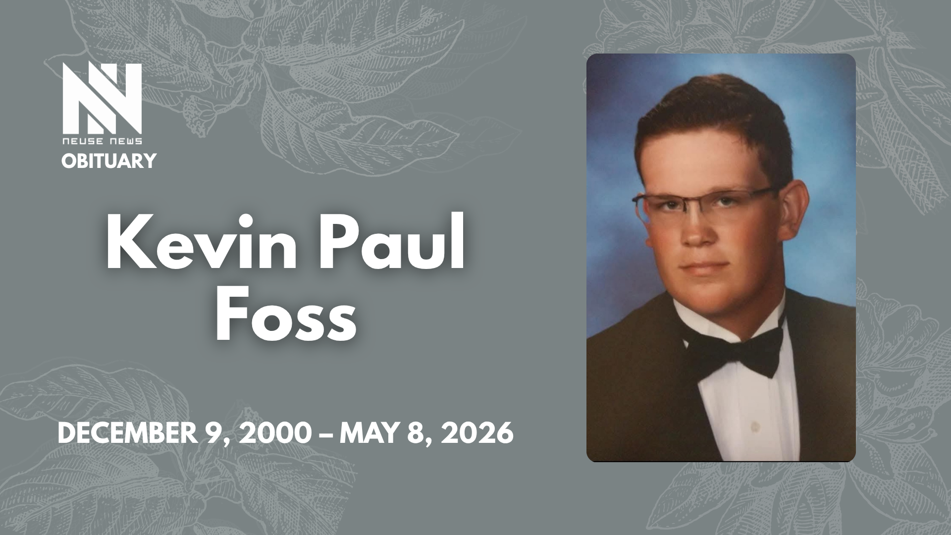Obituary: Kevin Paul Foss