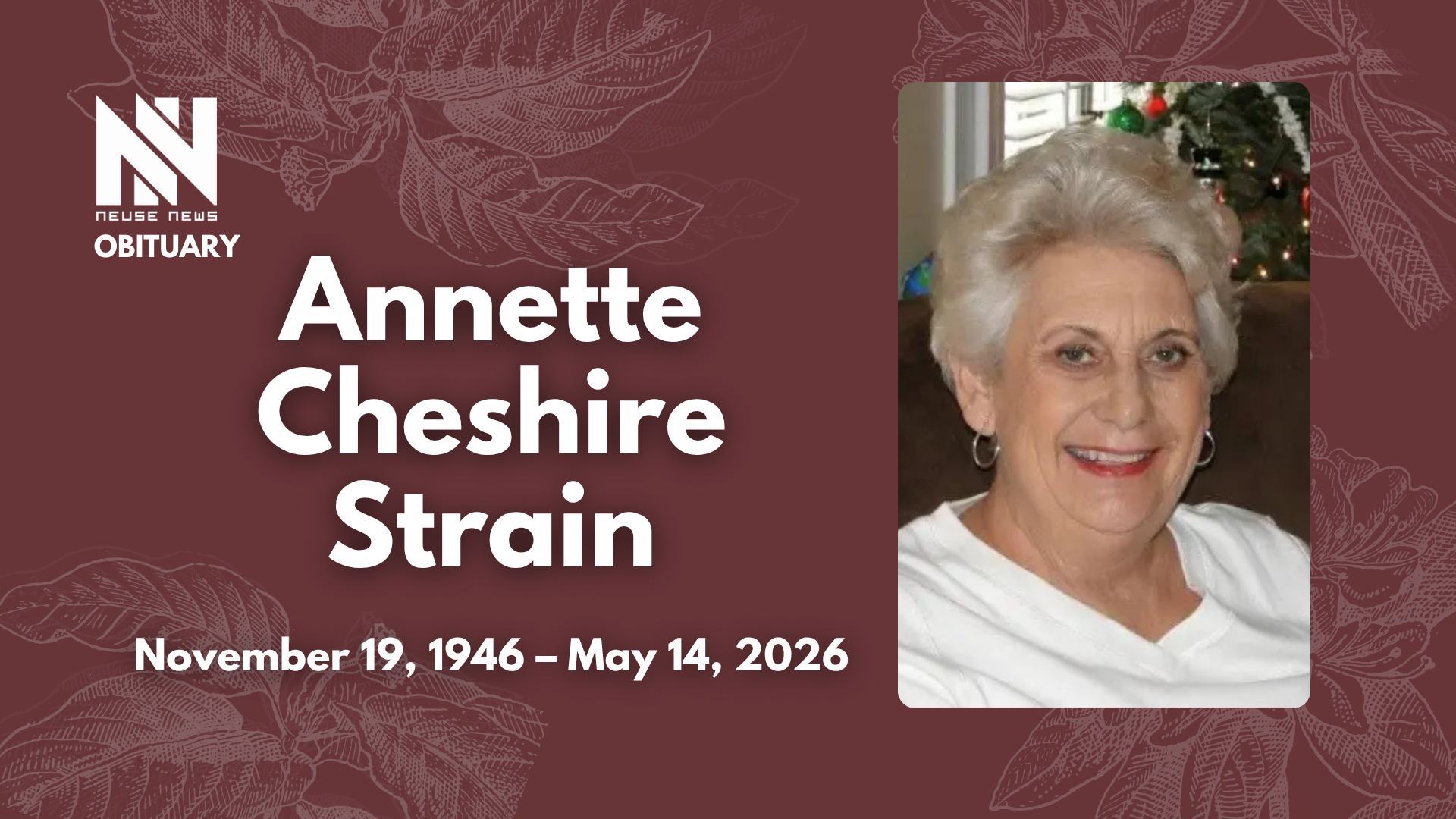 Obituary: Annette Cheshire Strain