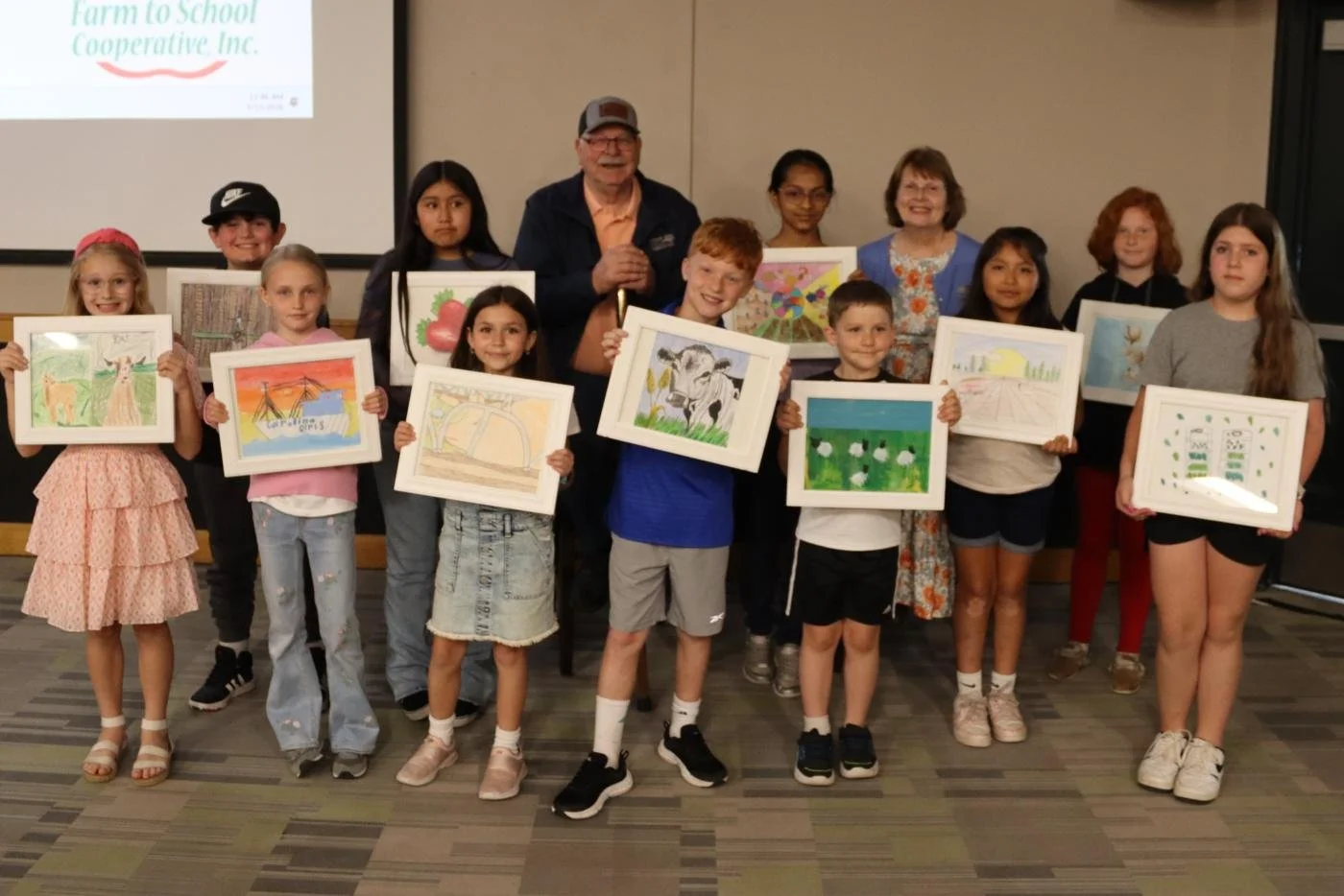 Banks Elementary student named winner in statewide Farm to School Calendar Contest
