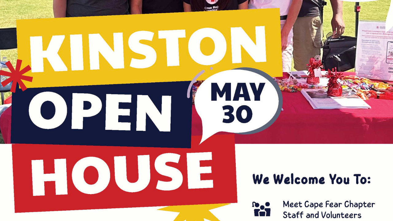 American Red Cross to host Kinston open house May 30