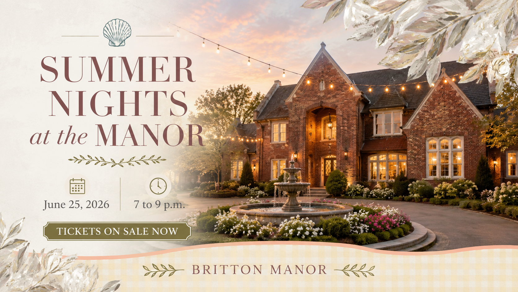 Event: Summer Nights at the Manor