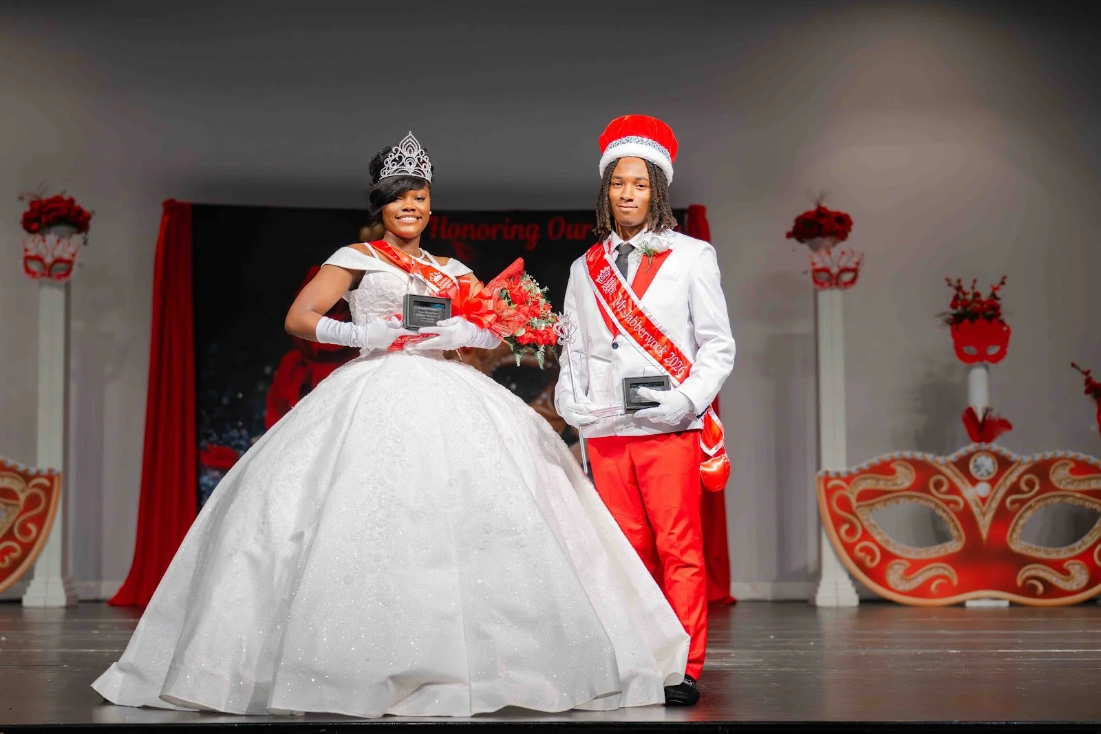 Winners of the 2026 Jabberwock Scholarship Pageant