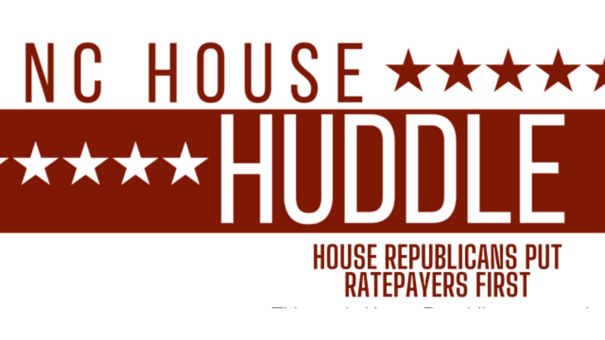 NC House Huddle: House Republicans put ratepayers first