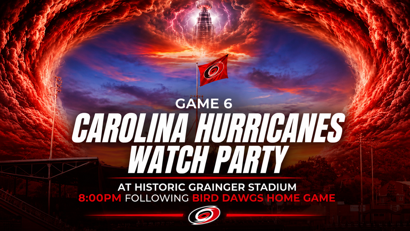 Hurricanes watch party at Grainger Stadium aims to bring Kinston together