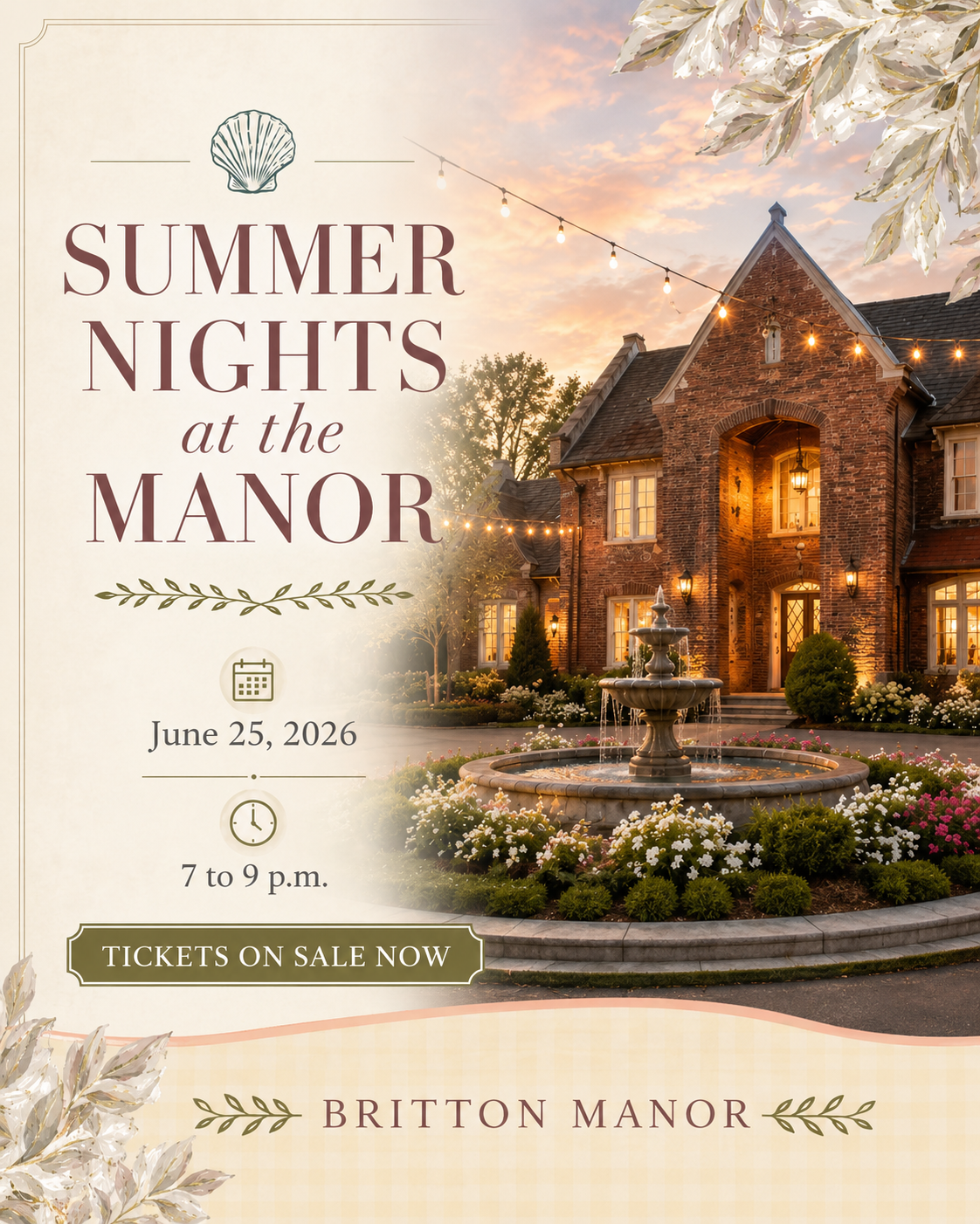 Event: Summer Nights at the Manor