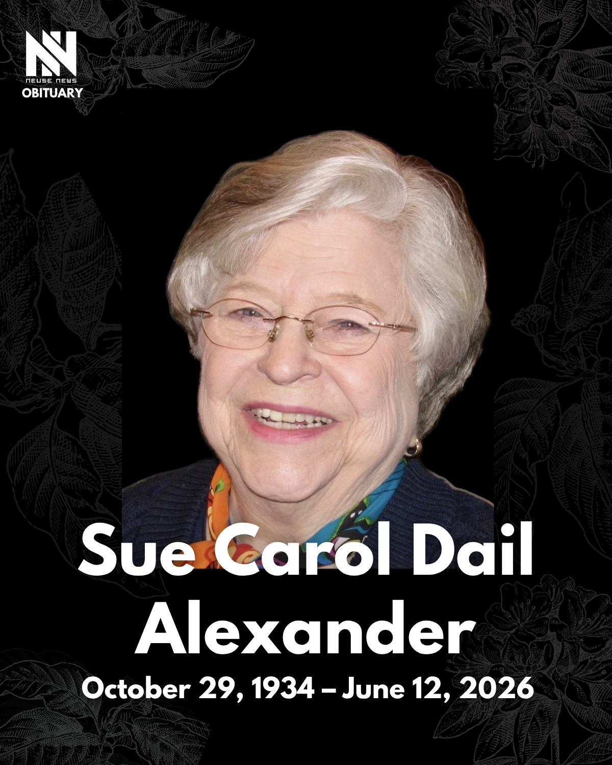 Obituary: Sue Carol Dail Alexander