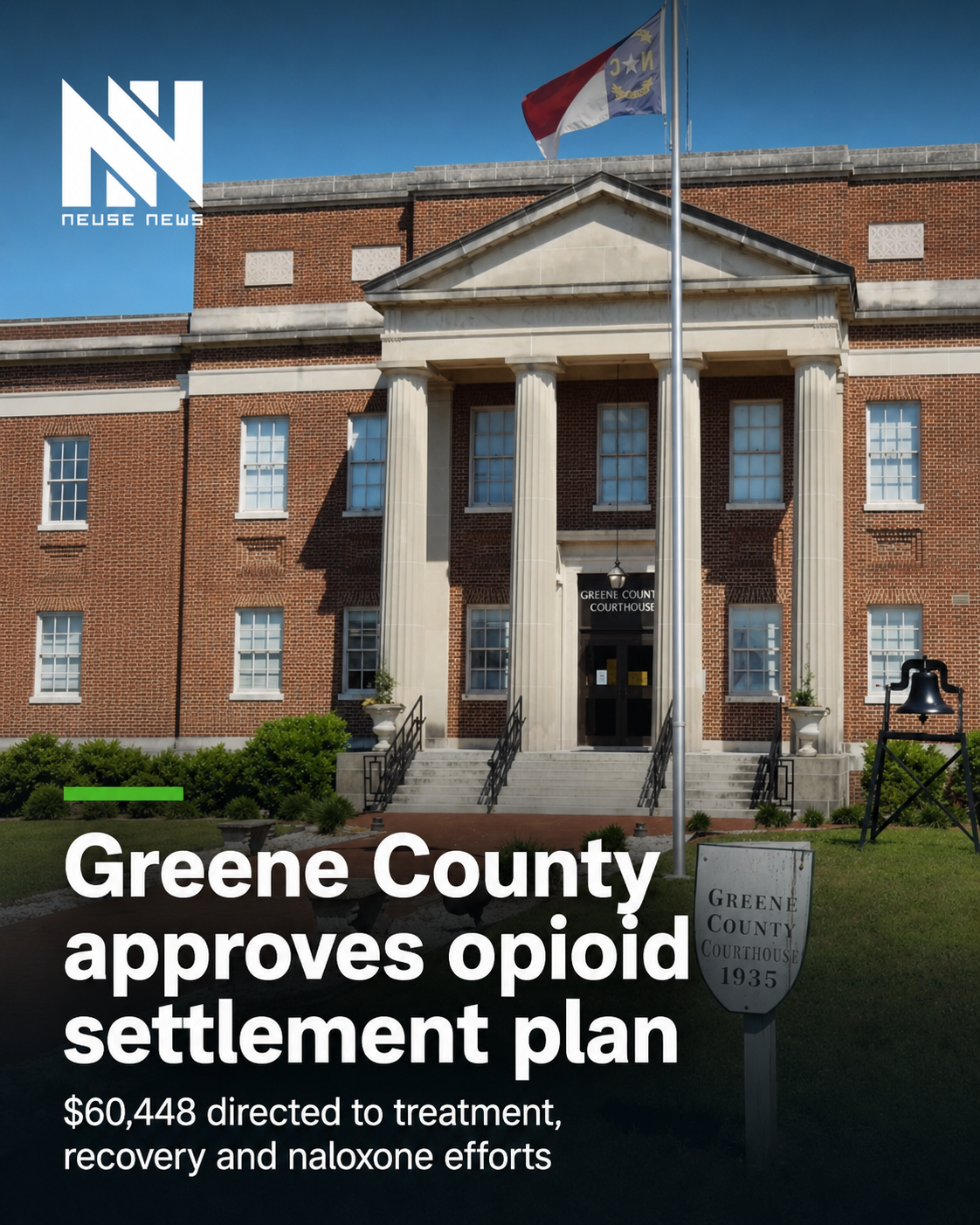 Greene County approves $60,448 opioid settlement spending plan