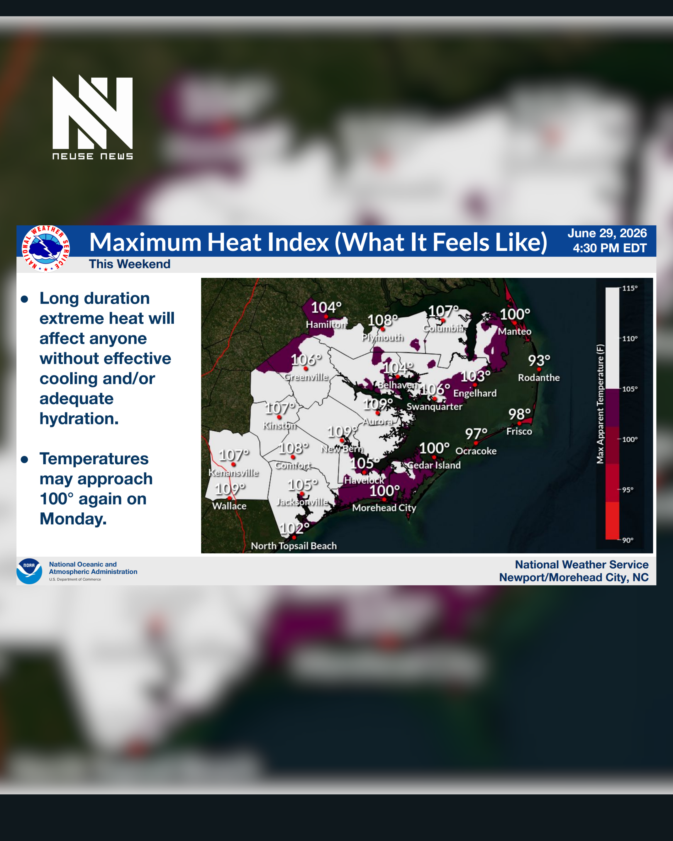 NWS: Dangerous heat wave to impact July 4 weekend