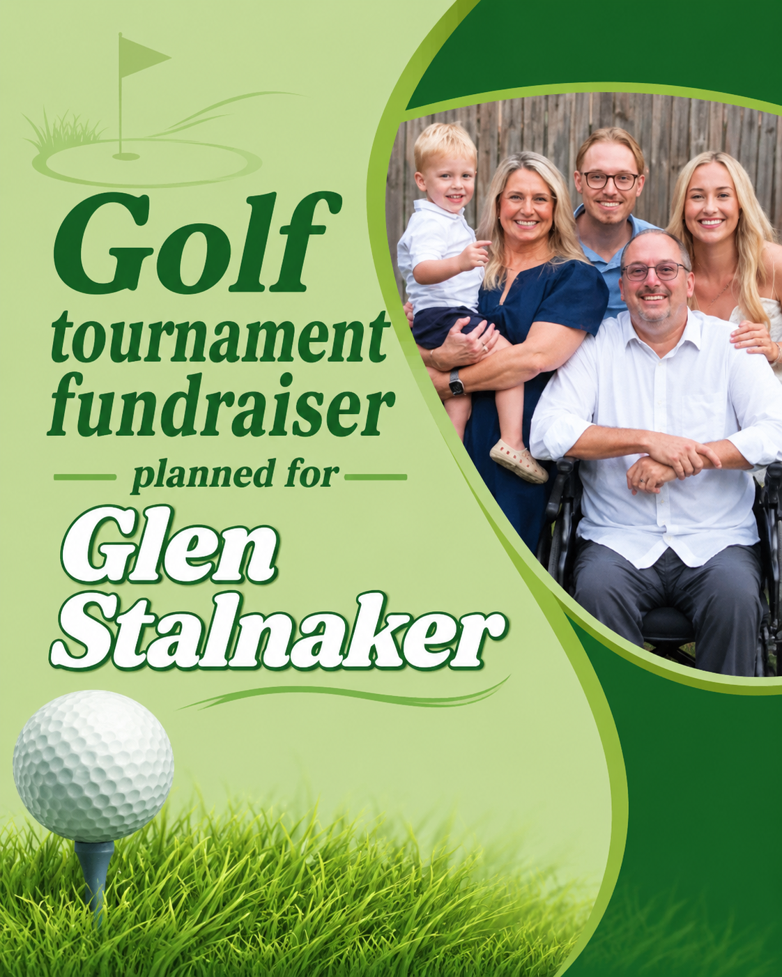 Golf tournament fundraiser planned for Glen Stalnaker