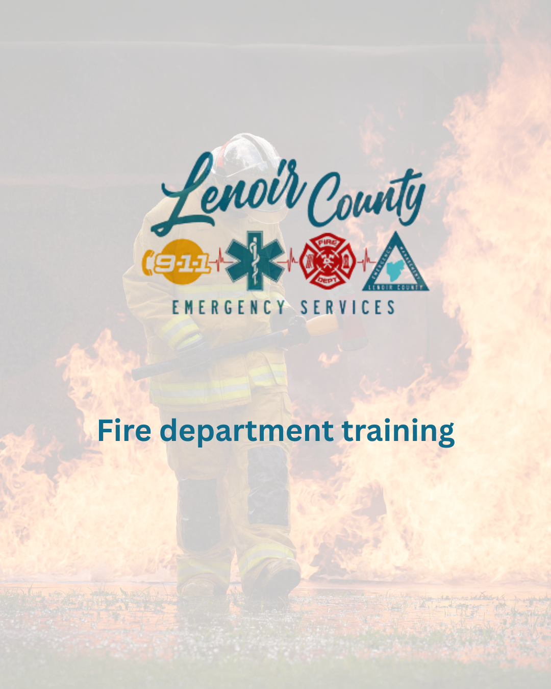 Fire department training planned Saturday near John Mewborne Road