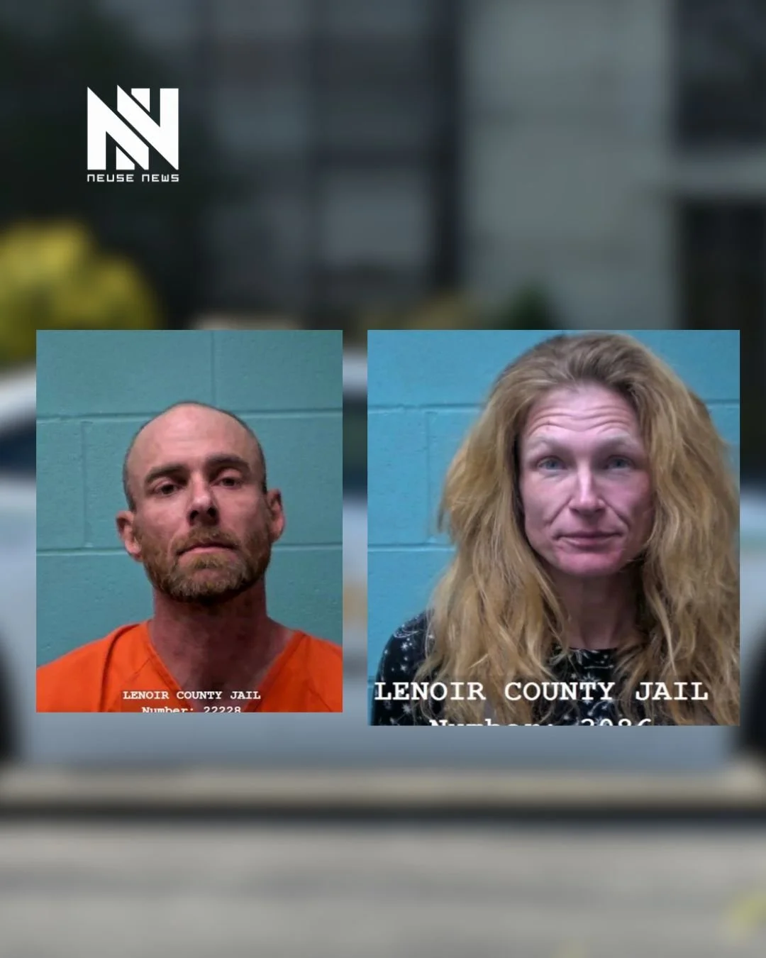 The Lenoir County Sheriff's Office has arrested two individuals following an investigation into multiple vehicle break-ins that occurred on John Green Smith Road.