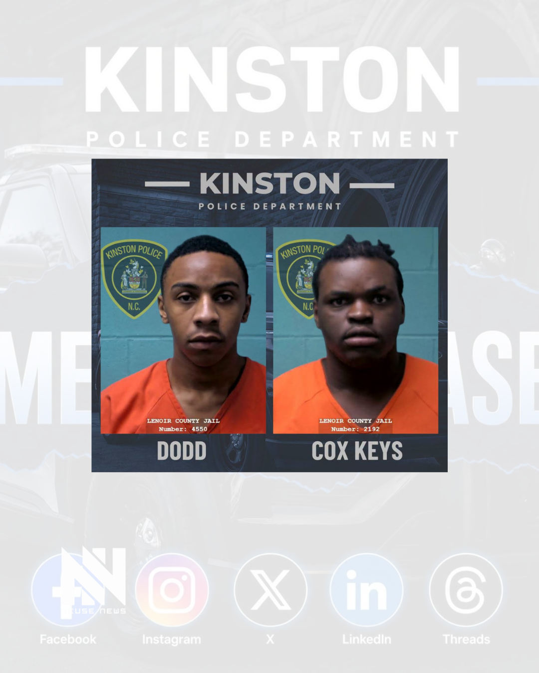 KPD Fugitive Operation Results in Two Attempted Murder Arrests