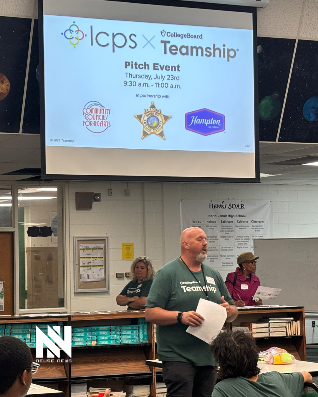Students pitch solutions to local business partners through Teamship program