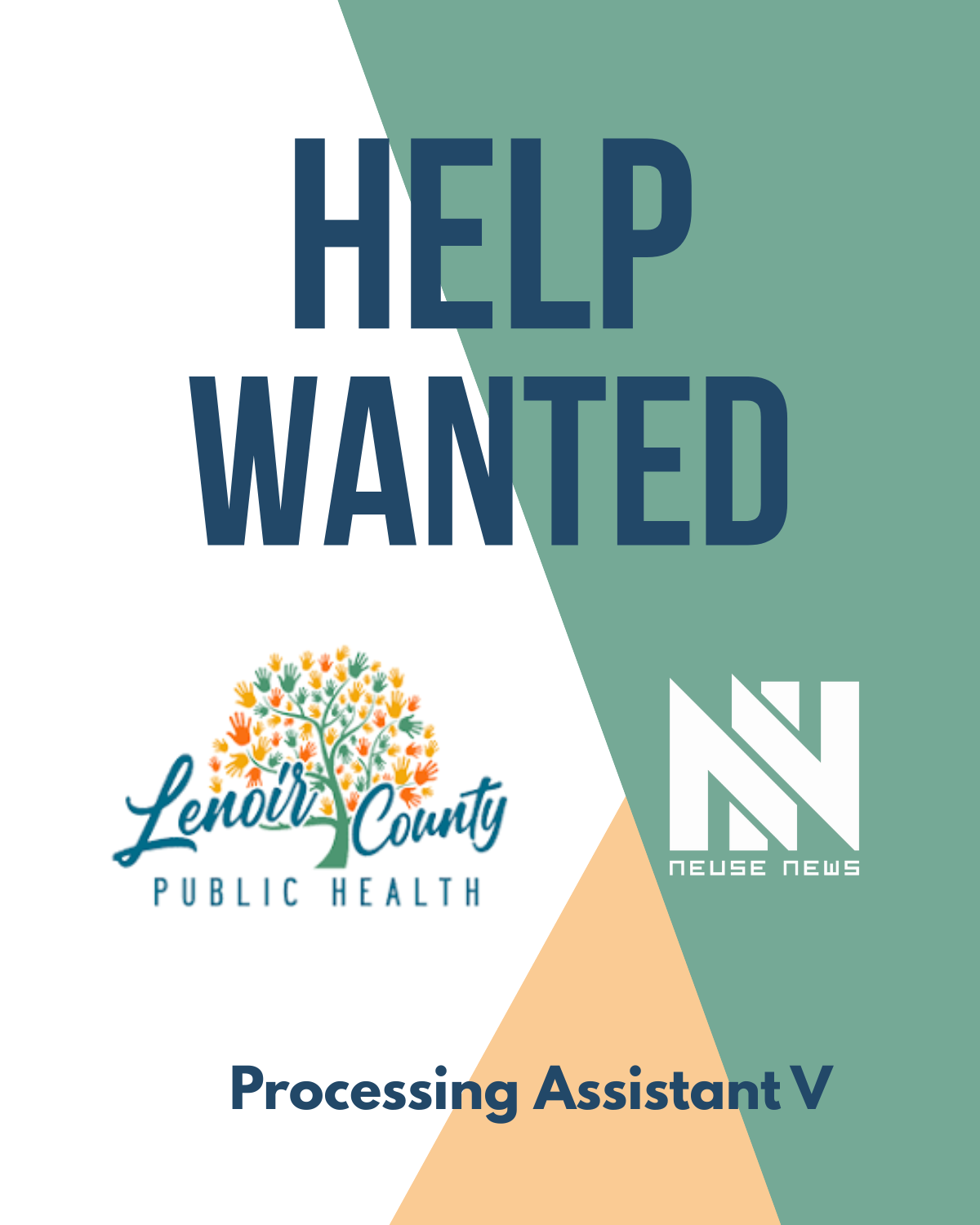 Help Wanted: Processing Assistant V