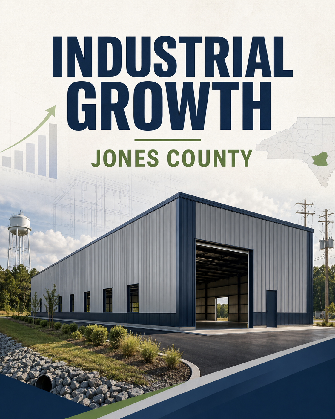 Jones County announces new industrial shell building to expand economic opportunity