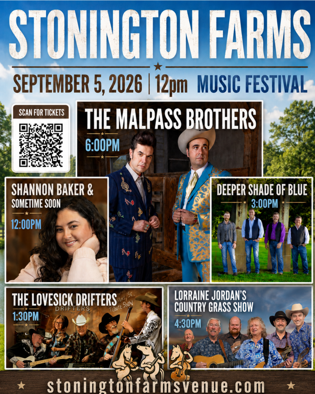 Stonington Farms Music Fest brings Country and Bluegrass to Kinston on September 5