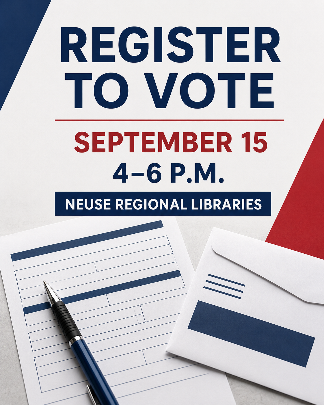 Lenoir County elections staff to offer voter services at local libraries