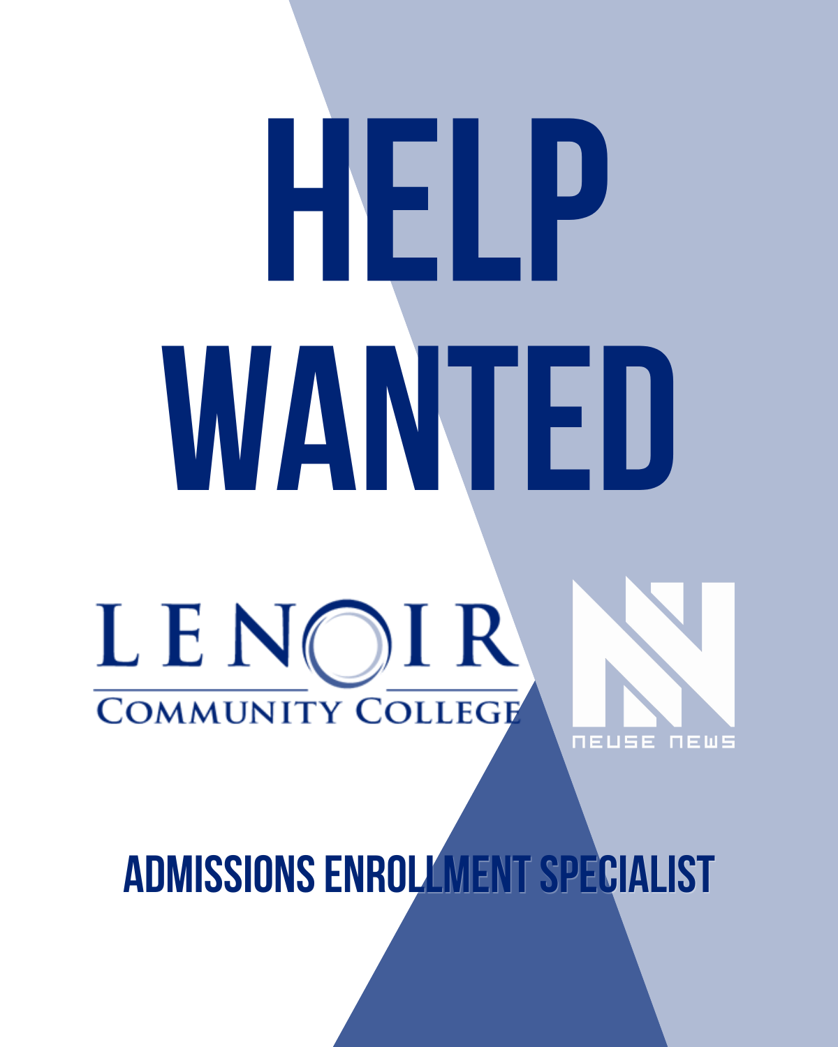 Help Wanted: Admissions Enrollment Specialist