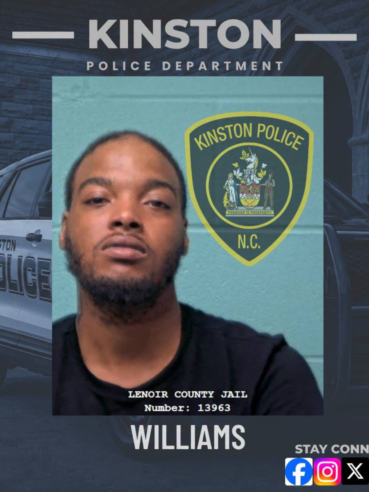 Traffic Stop Leads to Firearm, Drug Charges at Kinston AutoZone