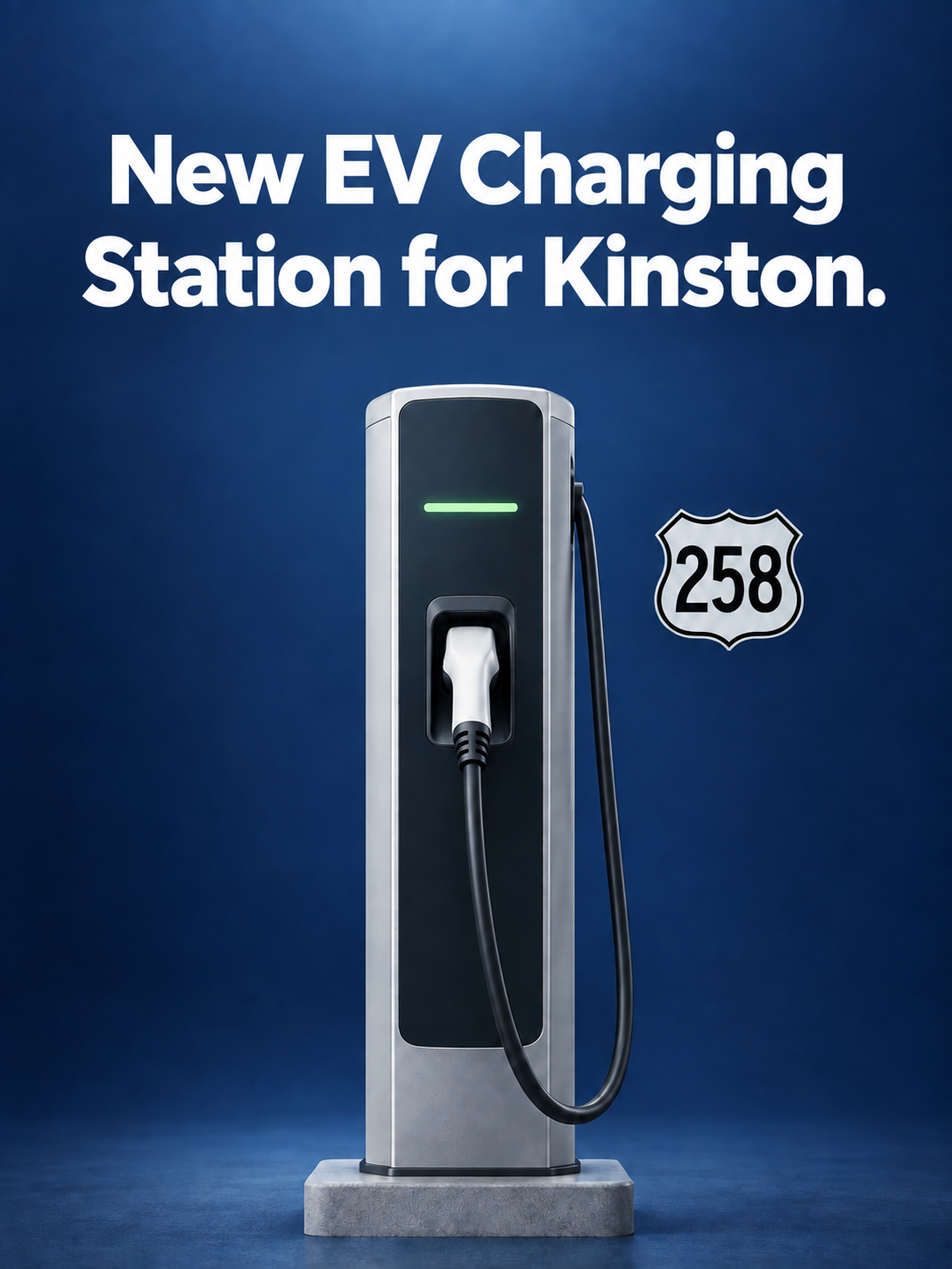 Kinston selected for federally funded electric-vehicle charging station