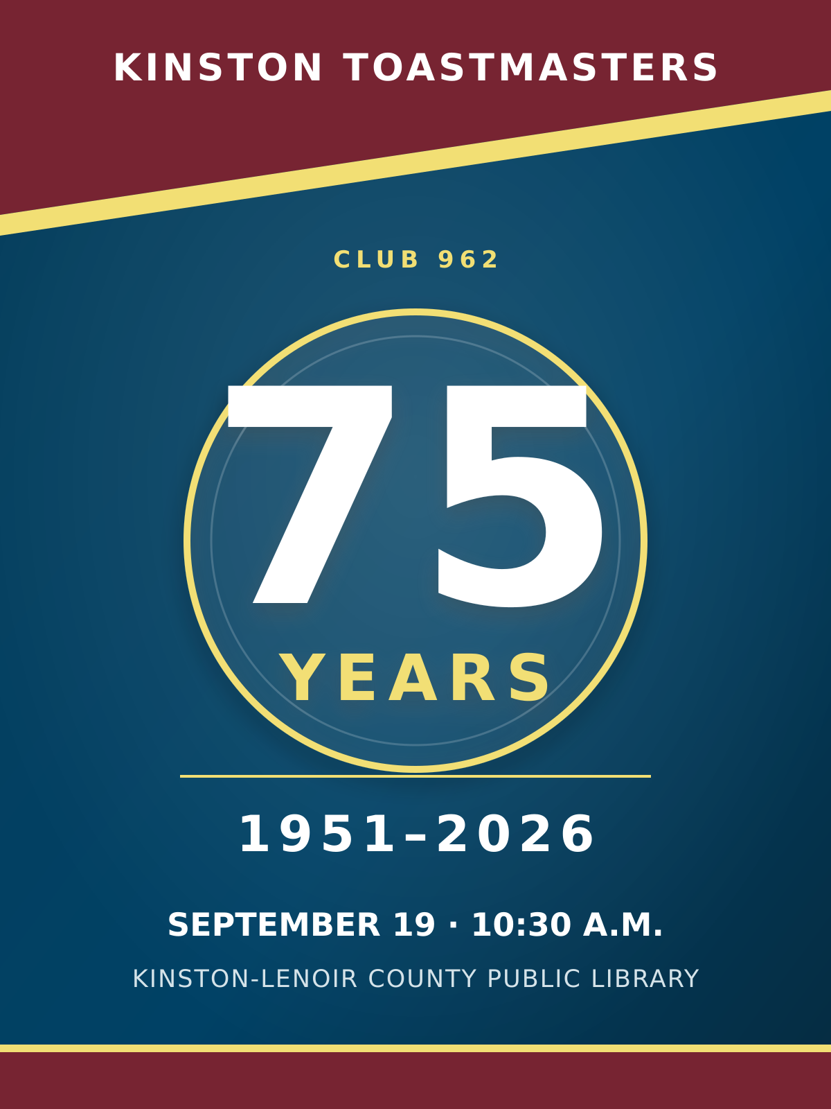 Kinston Toastmasters to celebrate 75 years with Sept. 19 community event