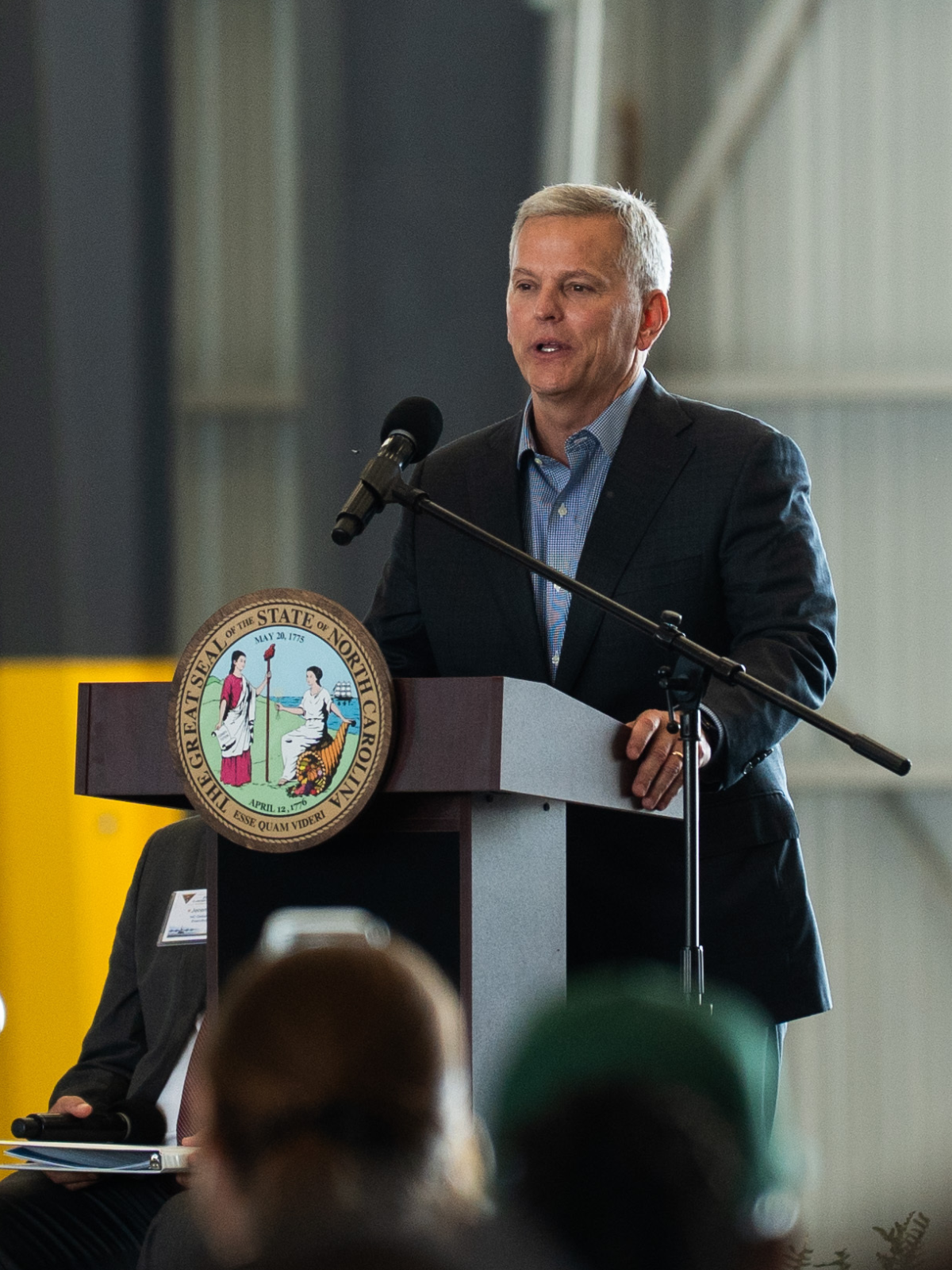 Gov. Stein joins military leaders to open FRC East aircraft maintenance complex in Kinston