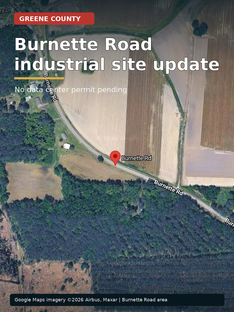 Greene County: Update on Burnette Road Industrial Site
