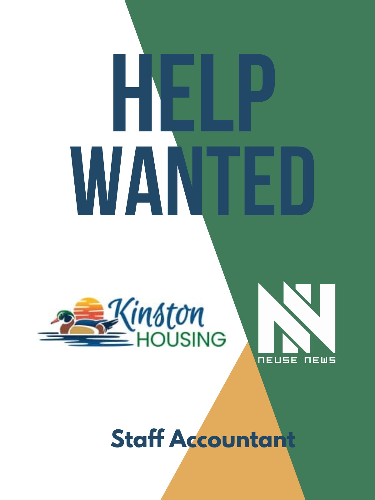 Help Wanted: Staff Accountant