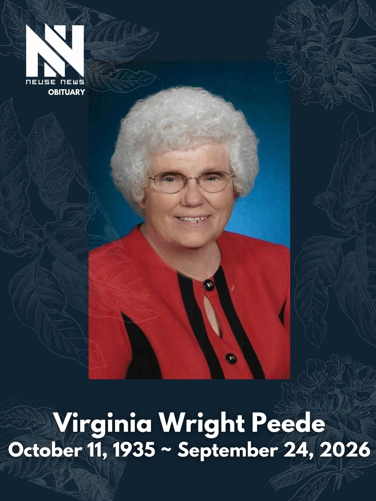 Obituary: Virginia Wright Peede