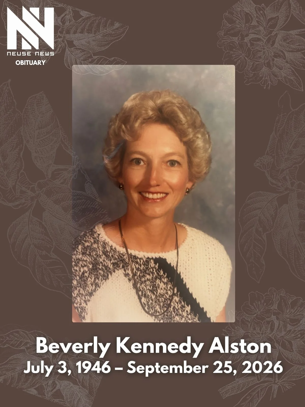 Obituary: Beverly Kennedy Alston