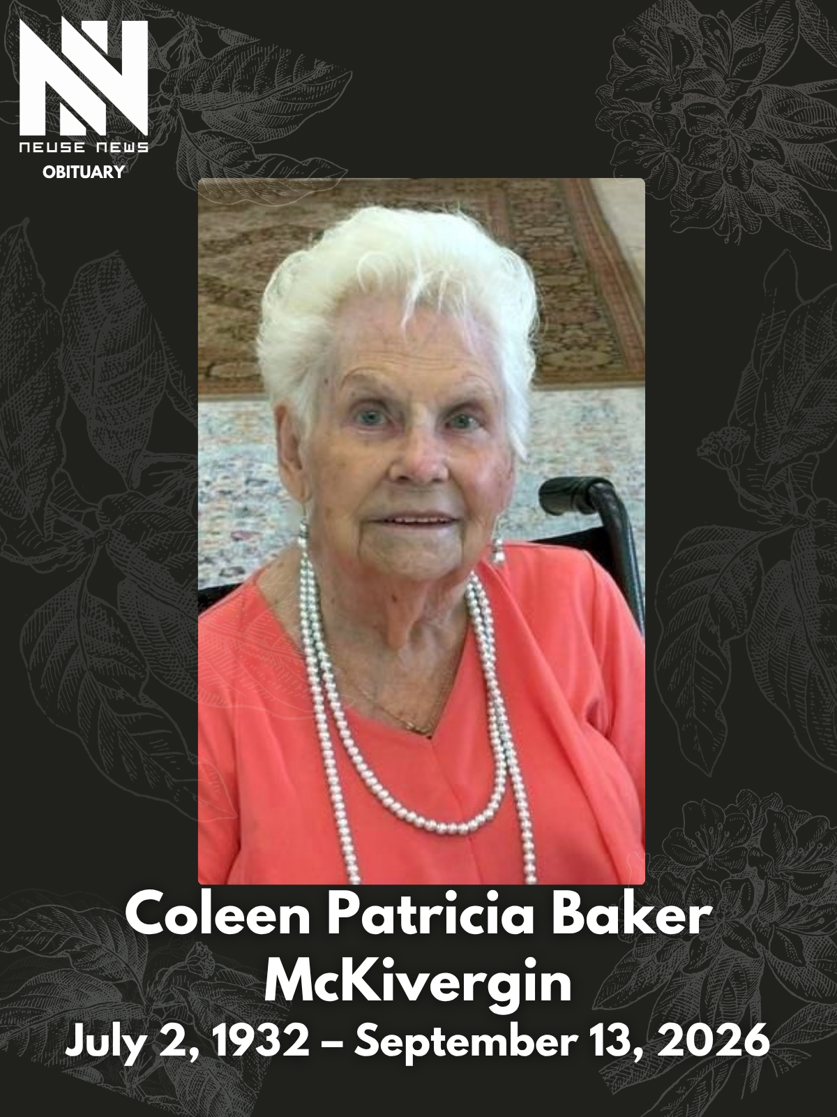 Obituary: Coleen Patricia Baker McKivergin
