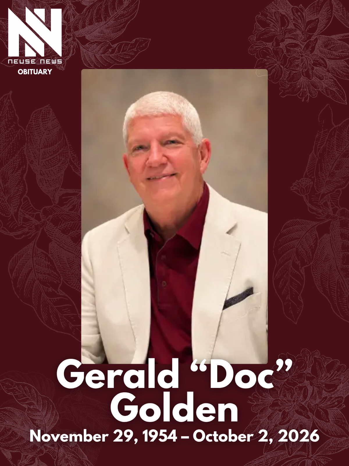 Obituary: Gerald “Doc” Golden