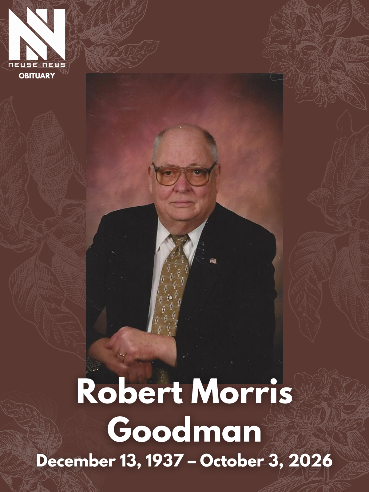 Obituary: Robert Morris Goodman