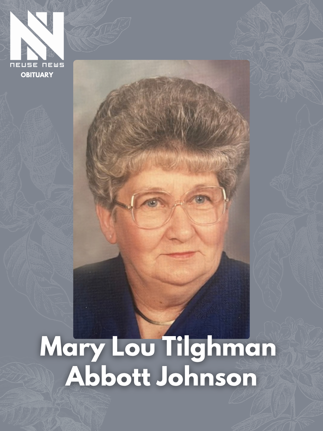Obituary: Mary Lou Tilghman Abbott Johnson