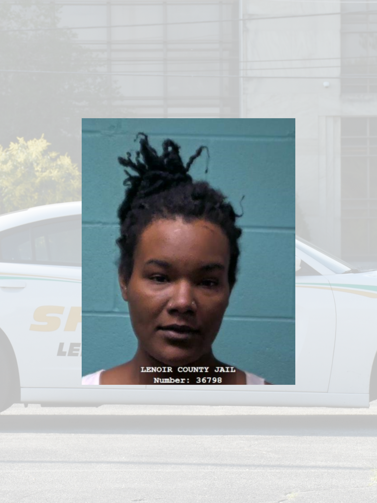 Lenoir County woman charged after driving with boyfriend on hood
