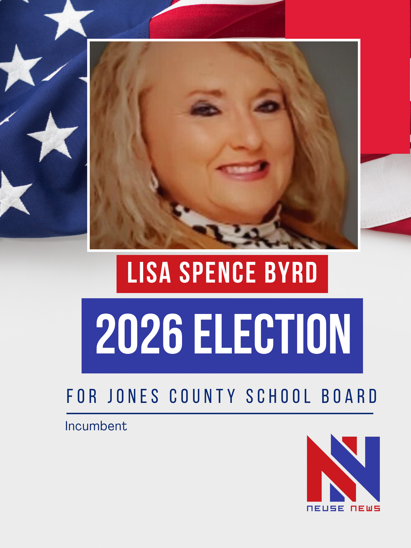 Lisa Spence Byrd seeks reelection to Jones County school board