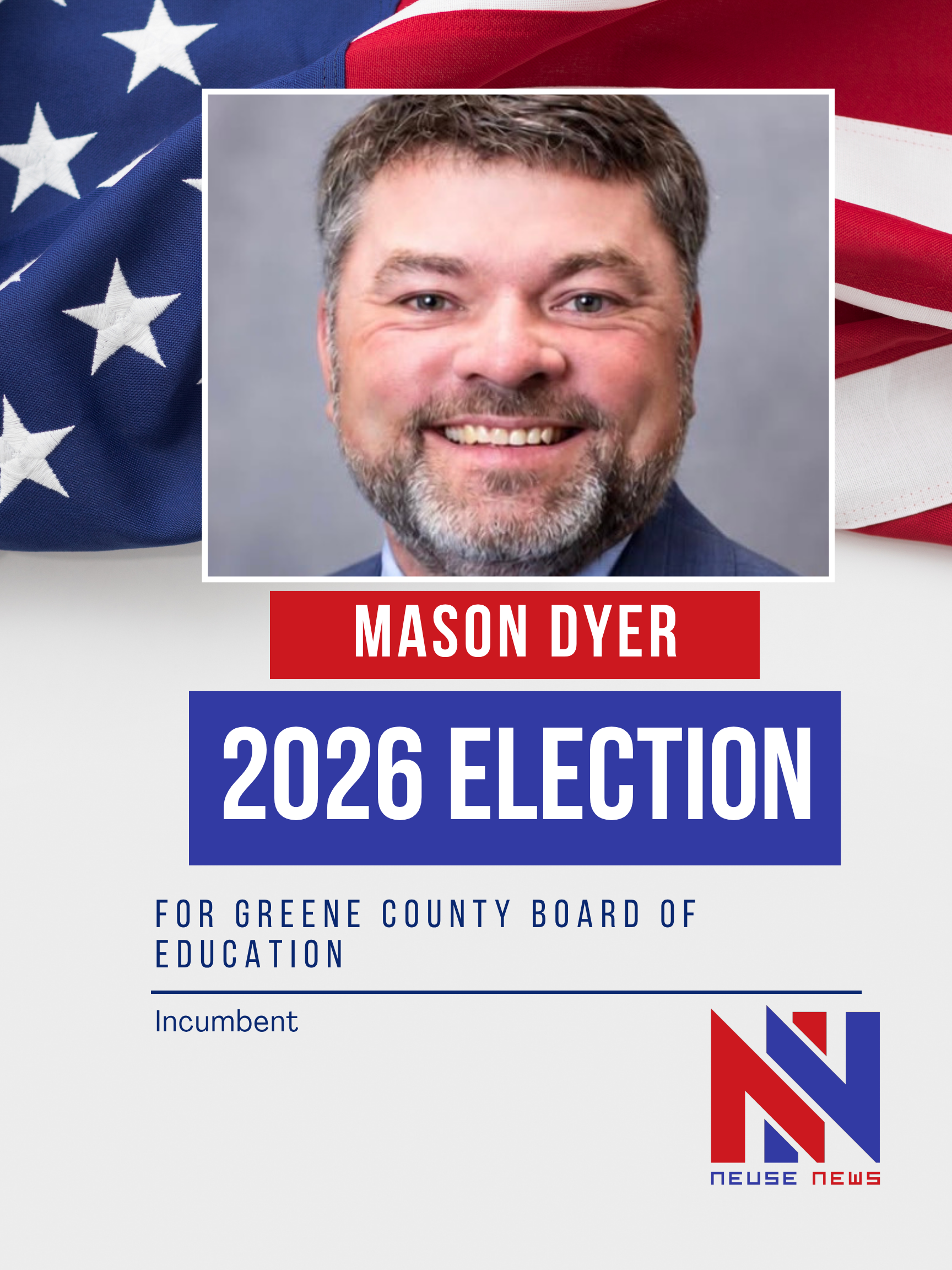 Mason Dyer focuses on student performance, community involvement