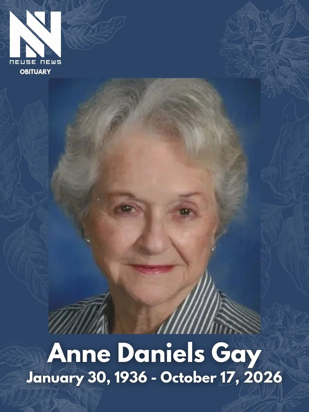 Obituary: Anne Daniels Gay