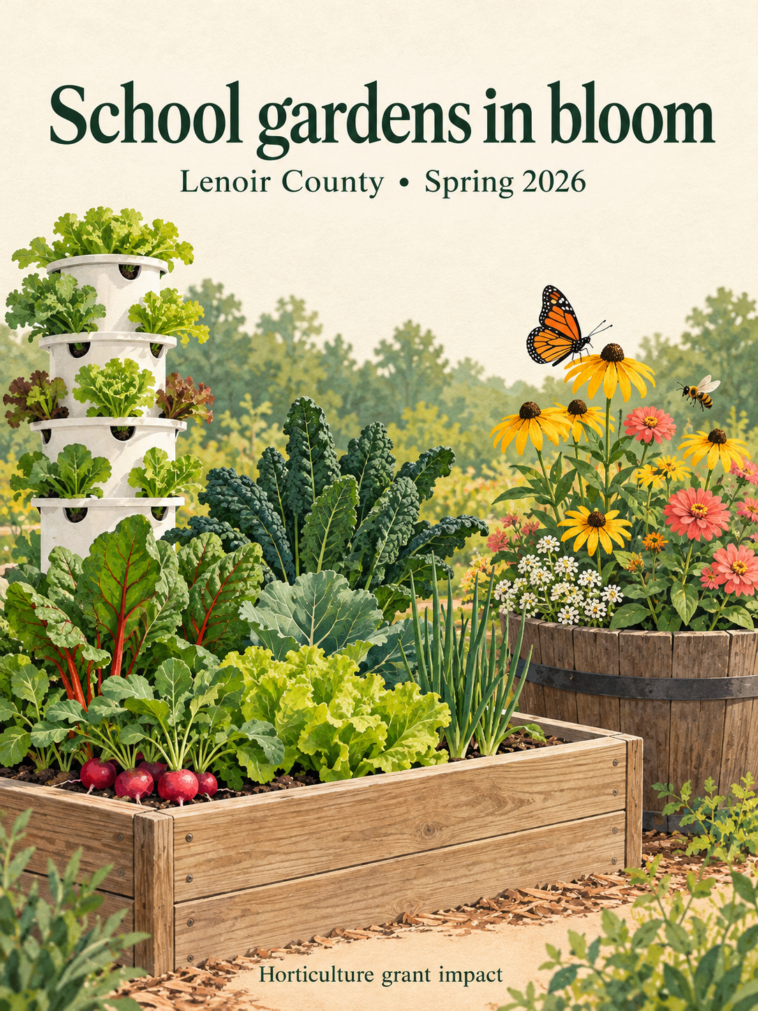 Extension Master Gardener Volunteers of Lenoir County Horticulture Grant: Spring 2026 Recipient Impact Report