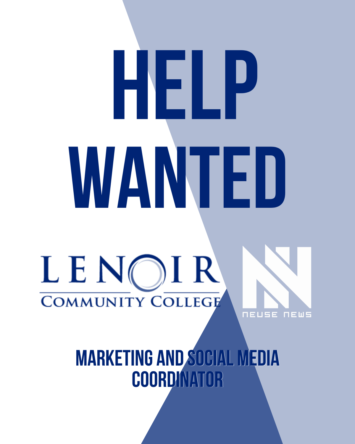 Help Wanted: Marketing and Social Media Coordinator
