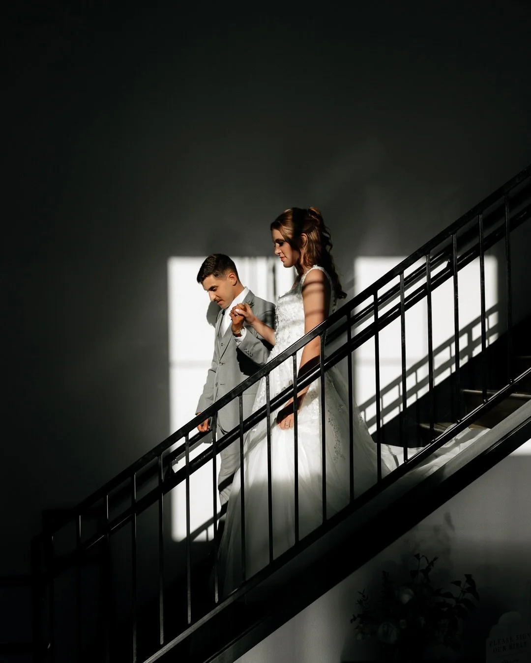 Josh &amp; Kelly 🖤
.
@jterrill21 @kelly_terrill_ 
.
@thehiddenacre #cedarvalleyphotographer #iowawedding #cedarfallsphotographer #iowaphotographer