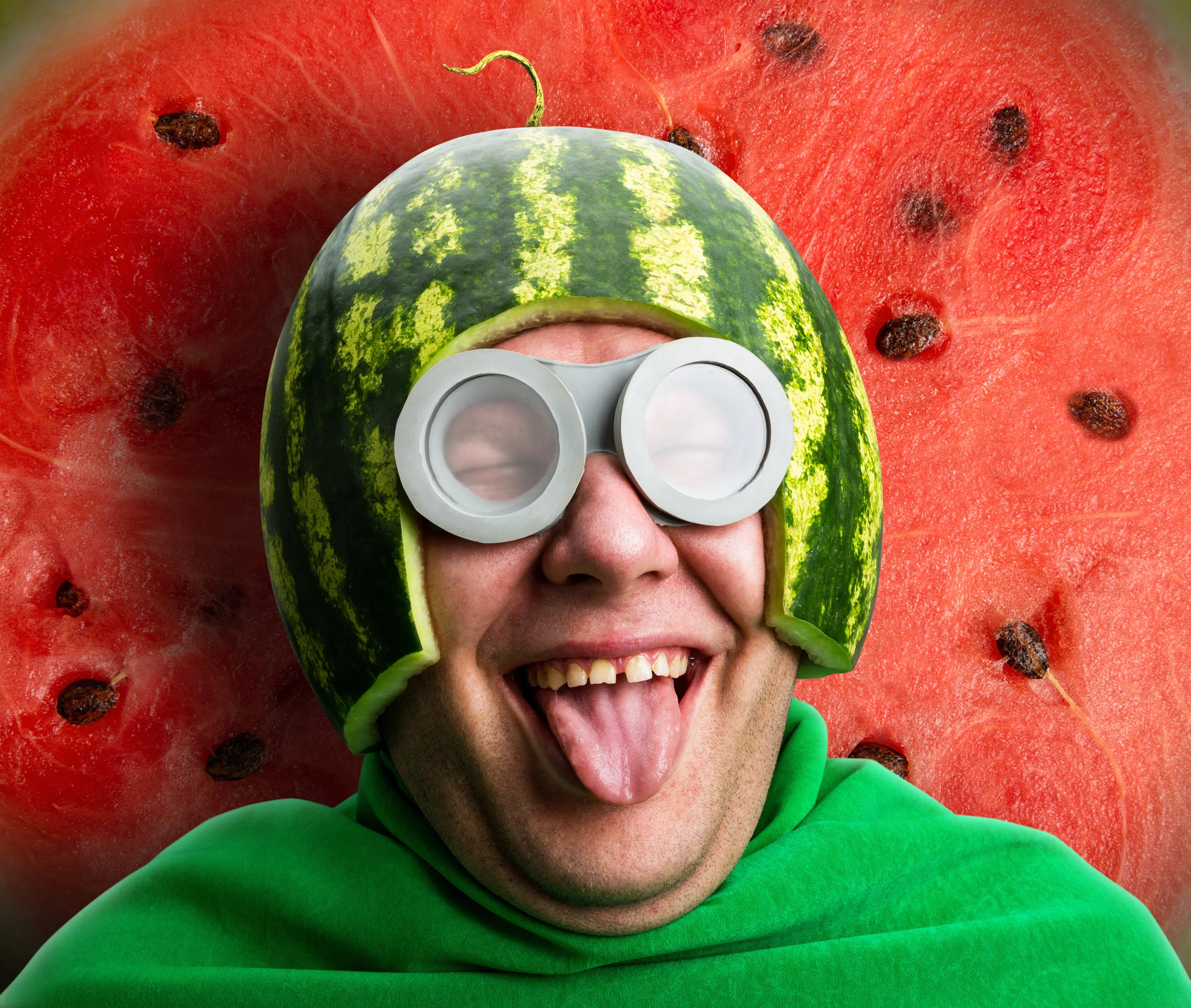 If you want to wear a watermelon hat, you just do it!