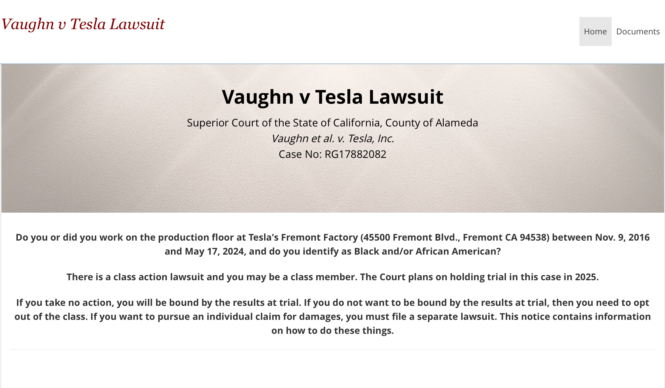 Vaughn v Tesla