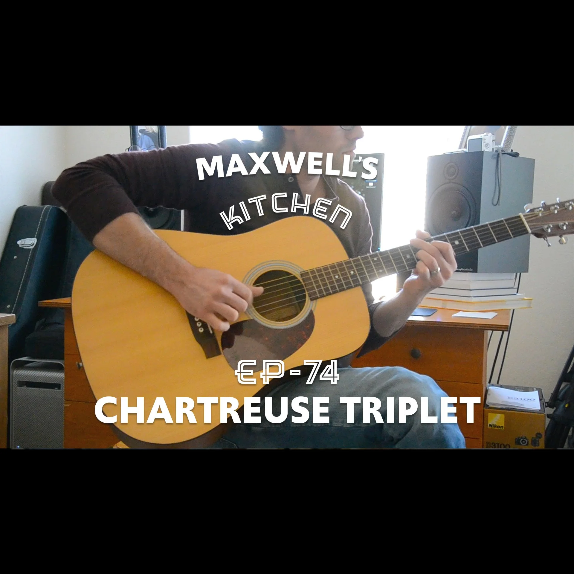 Acoustic guitar in open C tuning in an apartment circa 2011