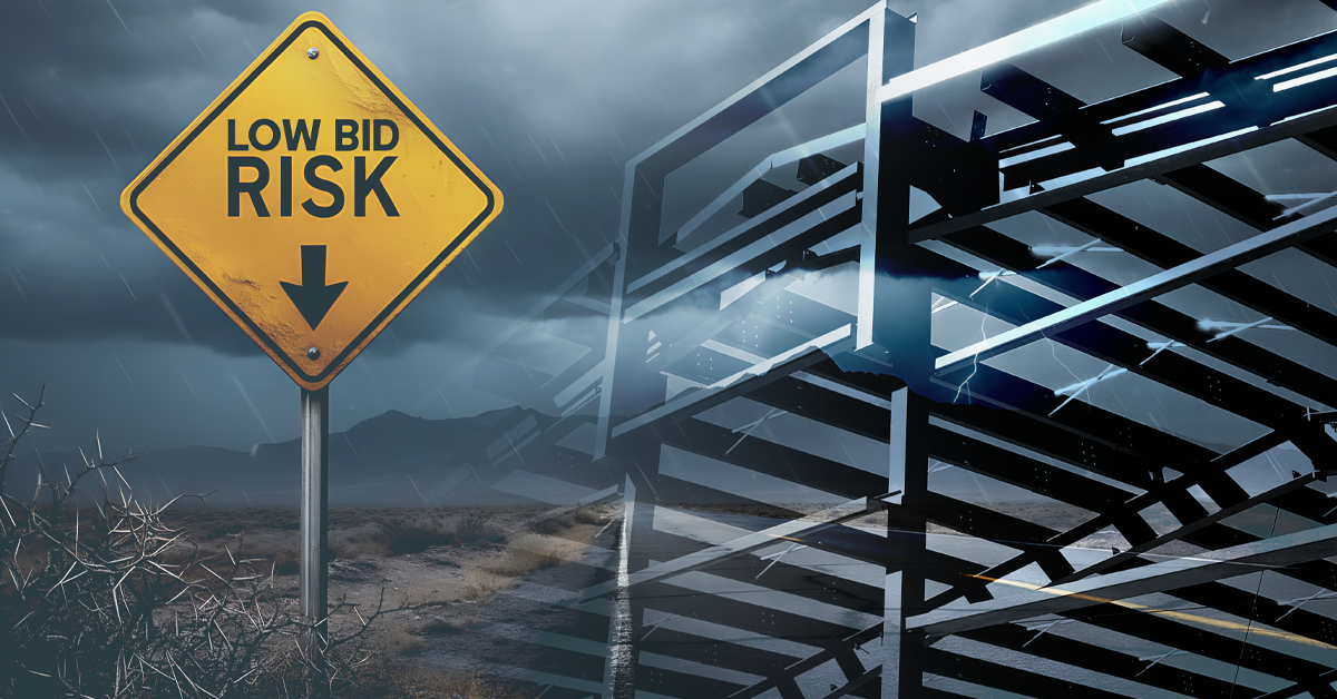 Why the lowest bid is a risk