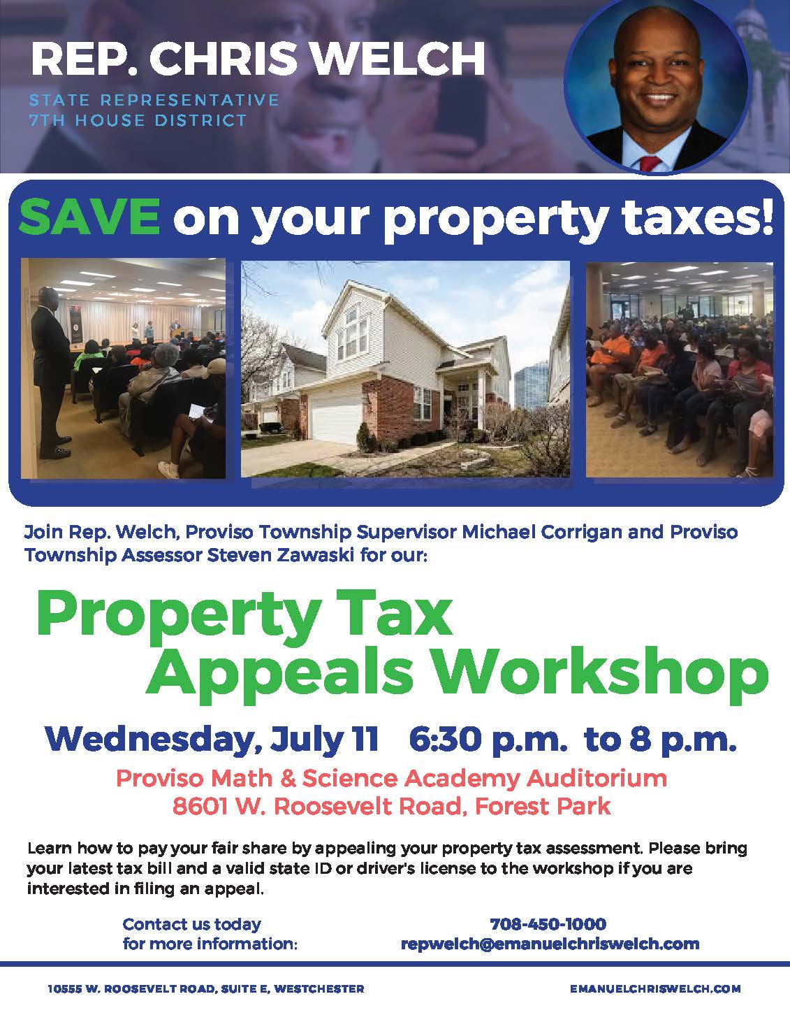 Rep. Chris Welch property tax workshop.jpg