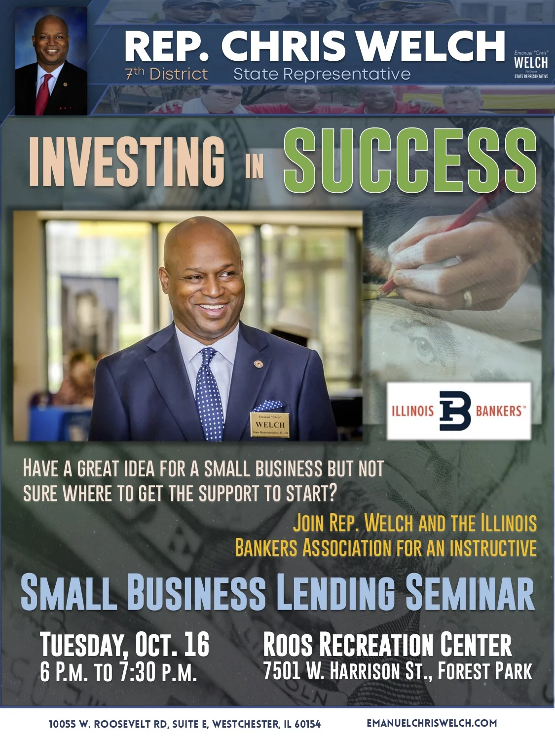 Rep. Welch small business seminar flyer Oct 2018.jpg